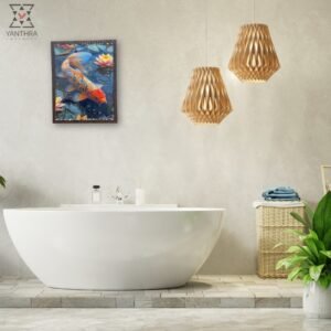 Koi Serenity – Resin Art Frame