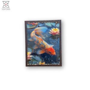 Koi Serenity – Resin Art Frame