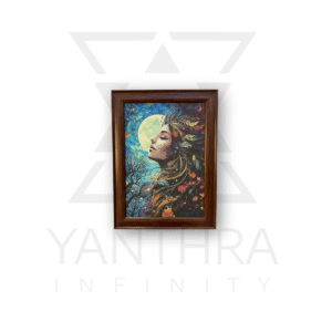 Lunar Dreams – Abstract Canvas Art Frame