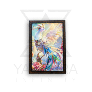 Celestial Plumage – Elegant Bird Canvas Wall Art
