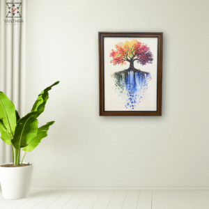 Colorful Tree Art Frame