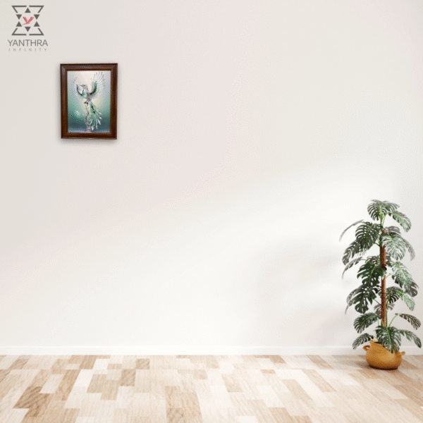 Green Bird Art Frame