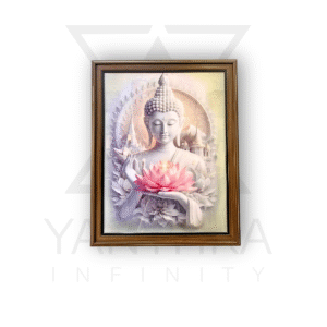 Sacred Bloom – Buddha Resin Art Frame
