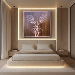 Phoenix Bird Abstract Composite Wall Art