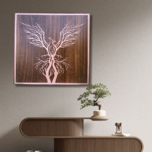 Phoenix Bird Abstract Composite Wall Art