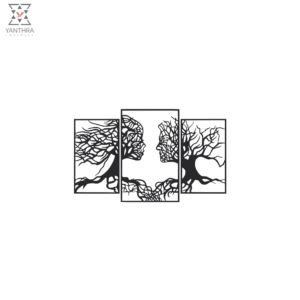 Eternal Bond – Tree Silhouette Wall Art