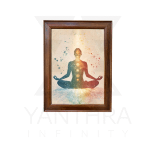 Seven Chakra Meditation Wall Art Frame – Spiritual & Yoga Home Décor