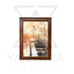 Piano Wall Art Frame – Musical Instrument Painting for Home & Studio Décor