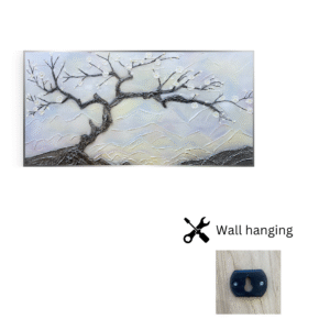 “Blossom Serenity – Textured Tree Wall Art”