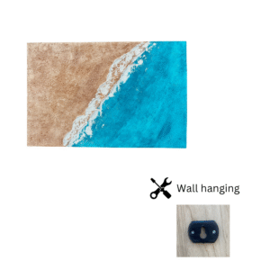 “Ocean Whisper – Textured Coastal Wall Art”