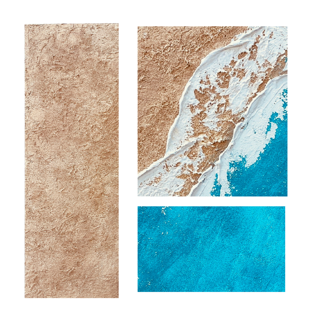 “Ocean Whisper – Textured Coastal Wall Art”