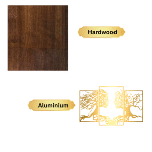 Eternal Bond – Couple Tree Metal Wall Art (3-Piece Panel)