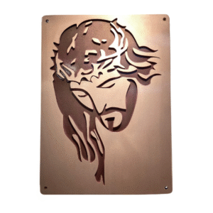 Jesus Christ Metal Wall Art – Copper Finish