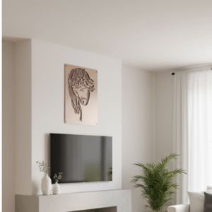 Jesus Christ Metal Wall Art – Copper Finish