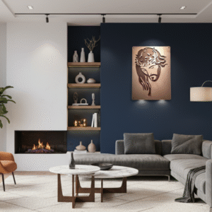 Jesus Christ Metal Wall Art – Copper Finish