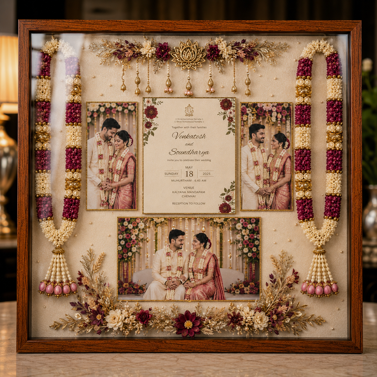 Full Mala — Grand preserved mala frame