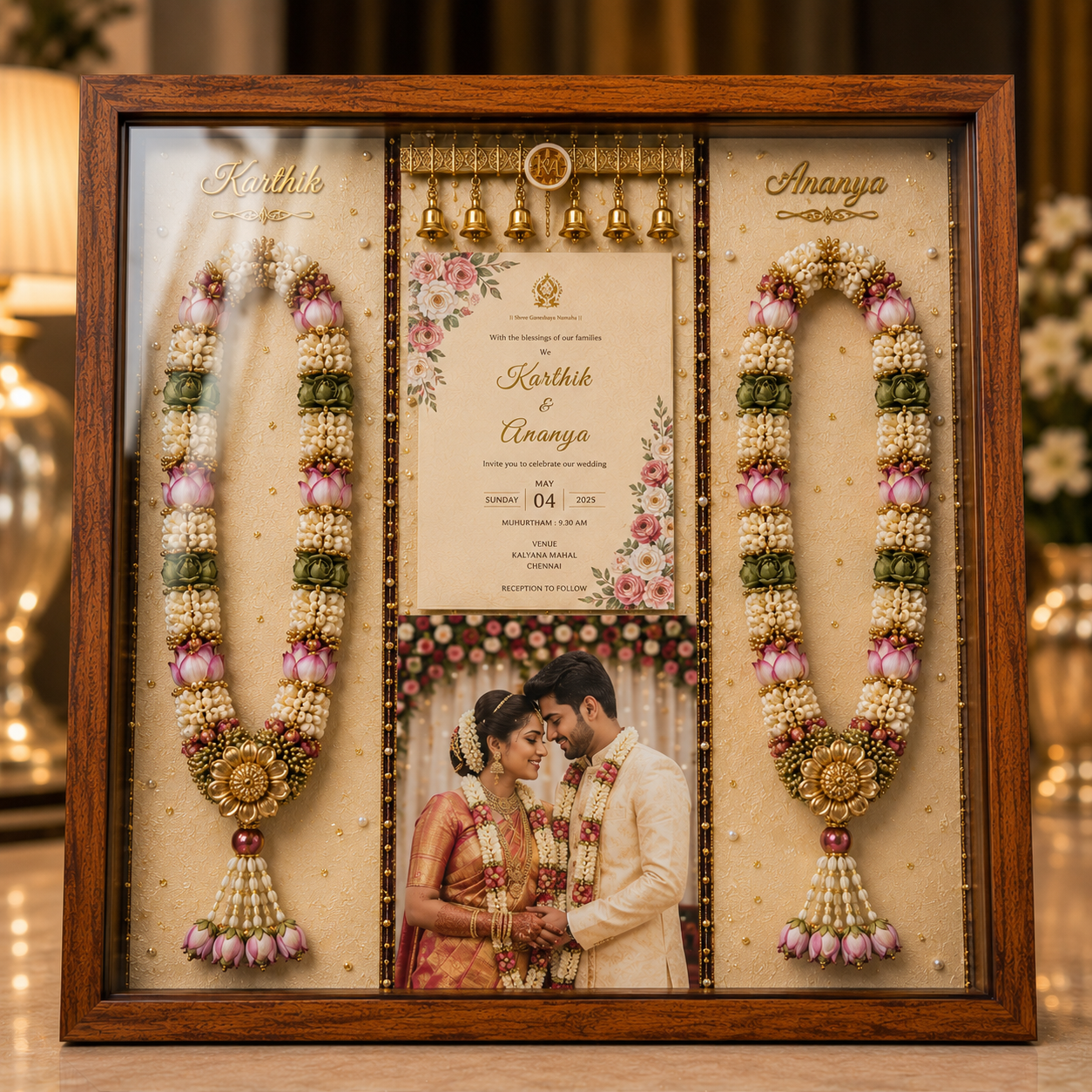 Full Mala — Square preserved mala frame