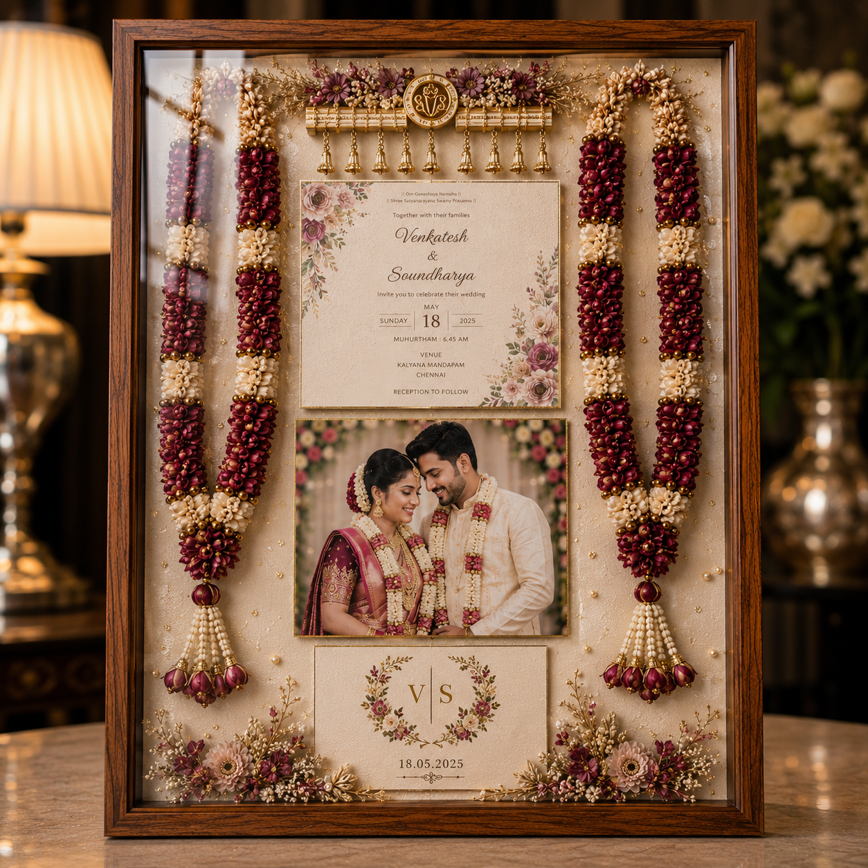 Full Mala — Grand preserved mala frame