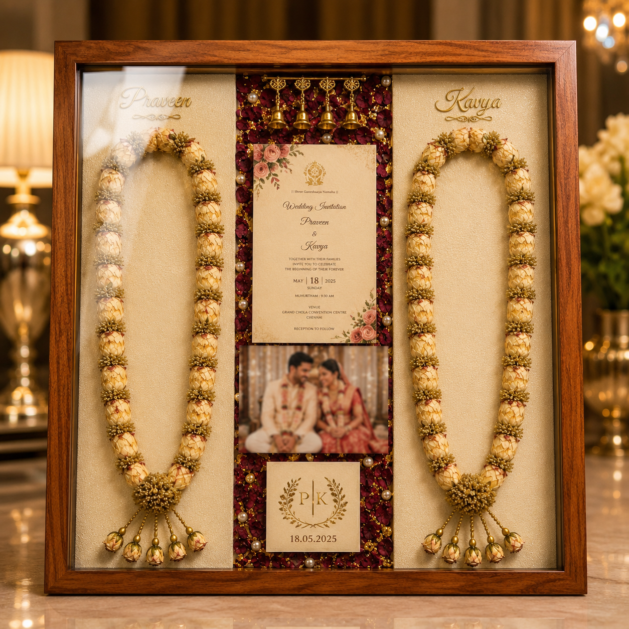 Full Mala — Square preserved mala frame